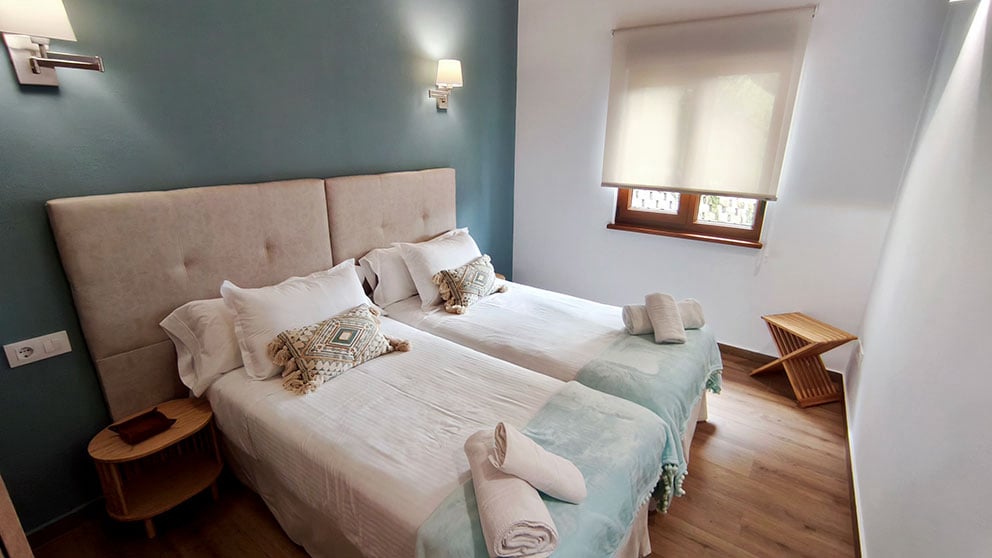 habitacion doble apartamento en Cangas de Onís, Asturias.