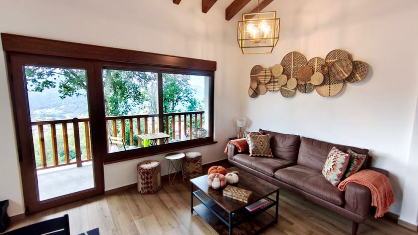 Salon de apartamento turístico en Cangas de Onís